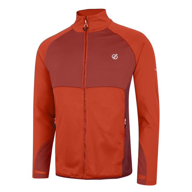 Cinnamon-Tuscan Red - Side - Dare 2B Mens Substratum II Core Stretch Midlayer