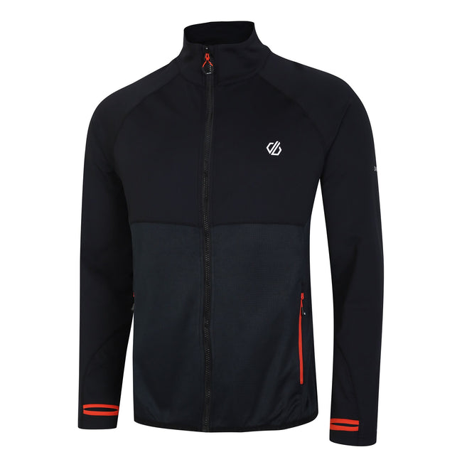 Black - Side - Dare 2B Mens Substratum II Core Stretch Midlayer
