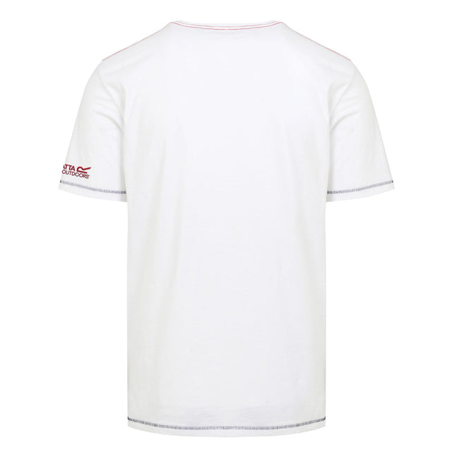 White - Back - Regatta Mens Rayonner T-Shirt