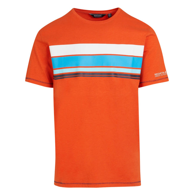 Rusty Orange - Front - Regatta Mens Rayonner T-Shirt