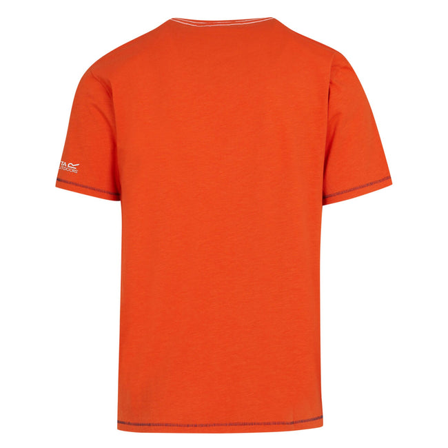 Rusty Orange - Back - Regatta Mens Rayonner T-Shirt