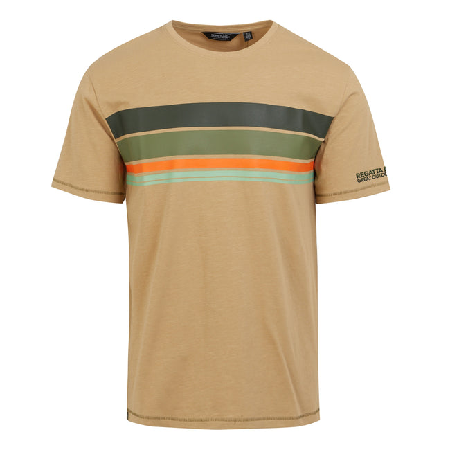 Oat - Front - Regatta Mens Rayonner T-Shirt