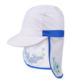Hawaiian Blue - Side - Regatta Childrens-Kids Protect II Bubbles The Shark Cap