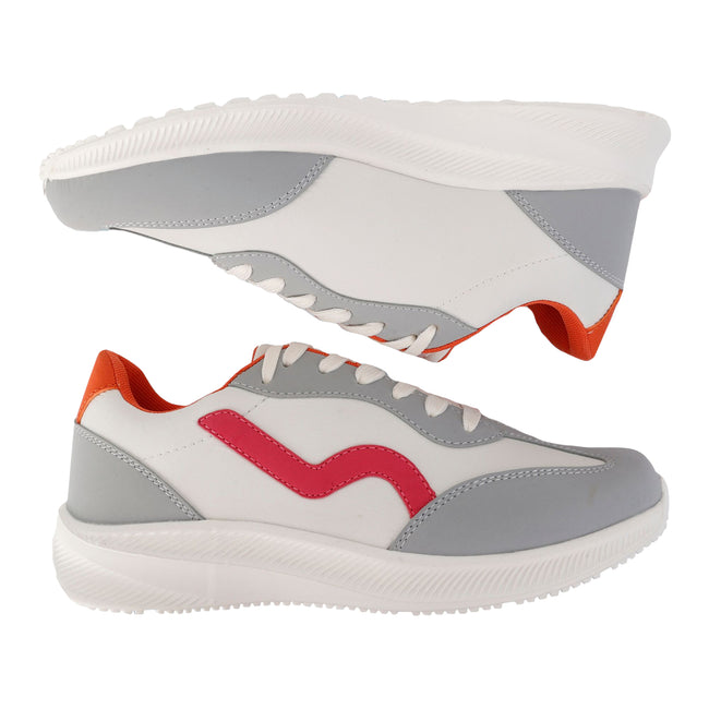Snow White-Pink Potion - Close up - Regatta Womens-Ladies Marine Retro Trainers