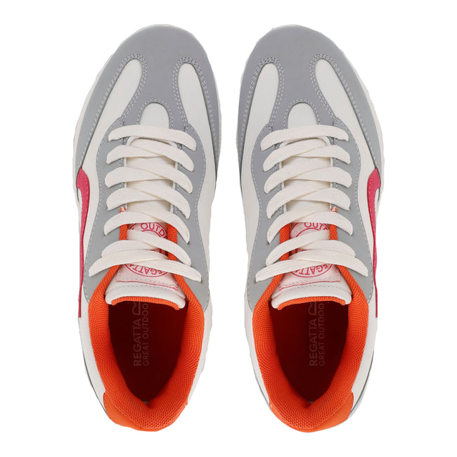 Snow White-Pink Potion - Lifestyle - Regatta Womens-Ladies Marine Retro Trainers
