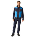 Strong Blue-Navy - Side - Regatta Professional Mens Colour Block Softshell Body Warmer