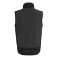 Ash-Black - Back - Regatta Professional Mens Colour Block Softshell Body Warmer
