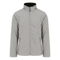 Mineral Grey-Black - Front - Regatta Professional Mens Plain Double Layered Soft Shell Jacket