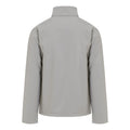 Mineral Grey-Black - Back - Regatta Professional Mens Plain Double Layered Soft Shell Jacket