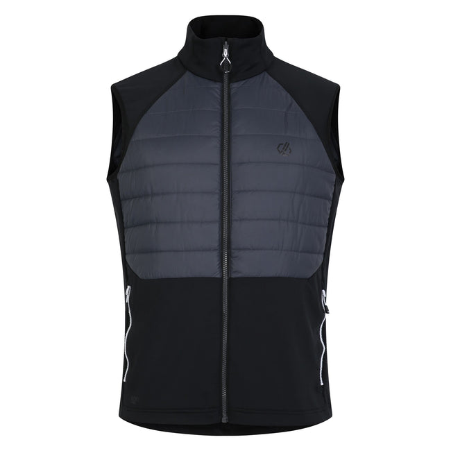 Black-Ebony - Front - Dare 2B Mens Descending Gilet