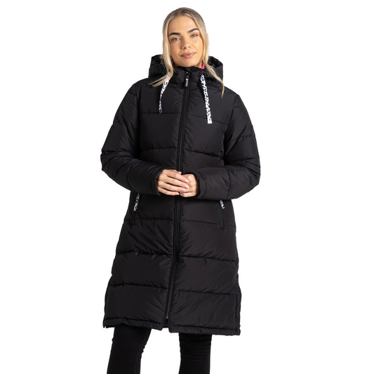 Black - Front - Dare 2B Womens-Ladies Amble Padded Jacket