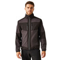Ash-Black - Side - Regatta Professional Unisex Adult 2 Layer Soft Shell Jacket