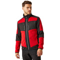 Classic Red-Black - Side - Regatta Professional Unisex Adult Knitted Stretch Midlayer