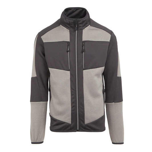 Mineral Grey-Ash - Front - Regatta Professional Unisex Adult Knitted Stretch Midlayer