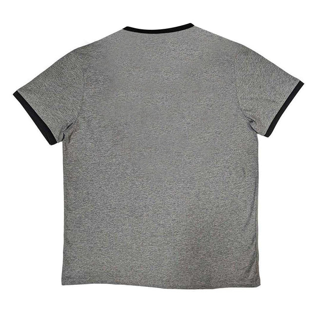 Grey-Black - Back - Wu-Tang Clan Unisex Adult Logo T-Shirt