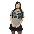 Grey-Black - Side - Wu-Tang Clan Unisex Adult Logo T-Shirt