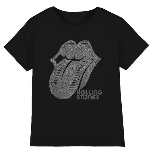 Black - Front - The Rolling Stones Unisex Adult Holographic T-Shirt