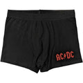Black - Front - AC-DC Unisex Adult Logo Boxer Shorts