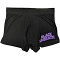 Black - Front - Black Sabbath Unisex Adult Wavy Logo Boxer Shorts
