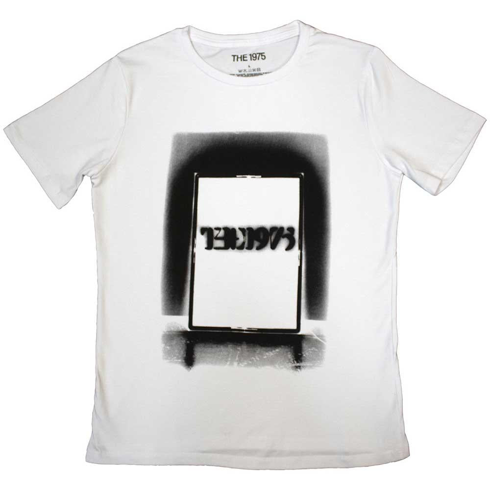 White - Front - The 1975 Womens-Ladies Black Tour T-Shirt