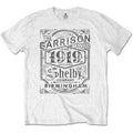 White - Front - Peaky Blinders Unisex Adult Garrison Pub T-Shirt