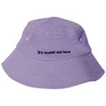 Purple - Front - Olivia Rodrigo Unisex Adult It´s Brutal Out Here Bucket Hat