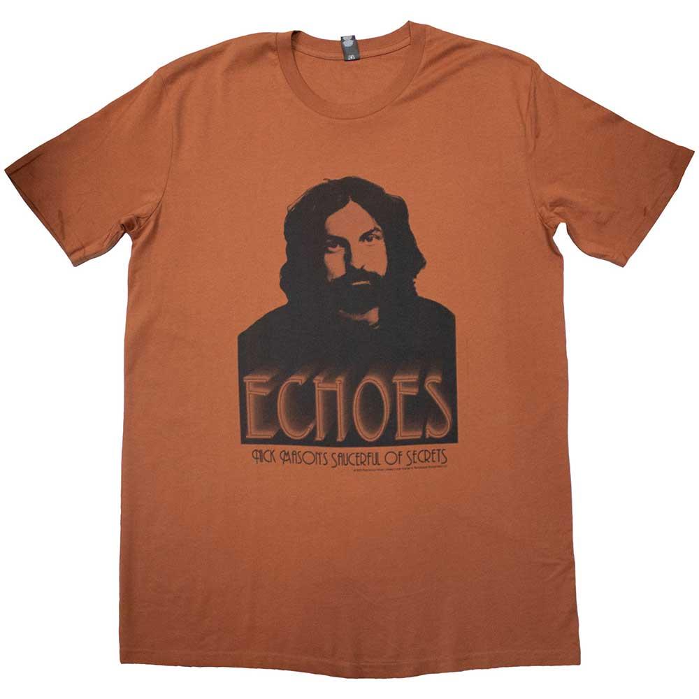 Brown - Front - Nick Mason´s Saucerful Of Secrets Unisex Adult Echoes Meddle Photo T-Shirt