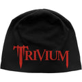 Black - Front - Trivium Unisex Adult Logo Beanie