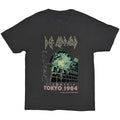Charcoal Grey - Front - Def Leppard Unisex Adult Tokyo T-Shirt