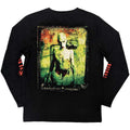 Black - Back - Marilyn Manson Unisex Adult Death Back & Sleeve Print Long-Sleeved T-Shirt