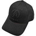 Black - Front - Linkin Park Unisex Adult Concentric Text Logo Baseball Cap