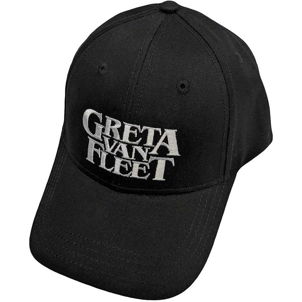 Black-White - Front - Greta Van Fleet Unisex Adult Logo Baseball Cap