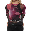 Black - Back - Pink Floyd Womens-Ladies Knebworth ´90 Mesh Long-Sleeved T-Shirt