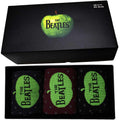 Black-Burgundy-Navy-Green - Front - The Beatles Womens-Ladies Apple & Spots Socks (Pack of 3)