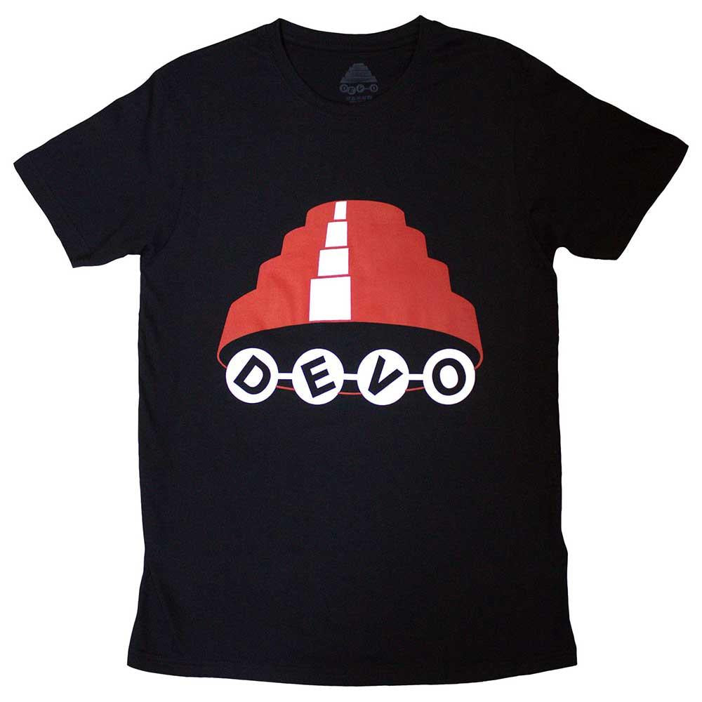 Black - Front - DEVO Unisex Adult Dome T-Shirt