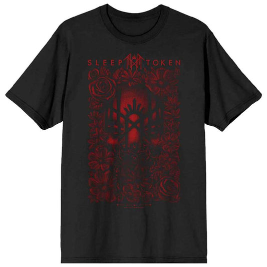 Black - Front - Sleep Token Unisex Adult The Black Heart T-Shirt