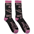Black-White-Purple - Front - Backstreet Boys Unisex Adult Repeat Logo Socks
