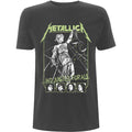 Charcoal Grey - Front - Metallica Unisex Adult Justice Faces T-Shirt