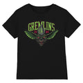 Black-Green - Front - Gremlins Unisex Adult 1984 Stripe T-Shirt