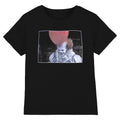 Black - Front - It Unisex Adult Balloon T-Shirt