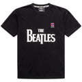 Black - Front - The Beatles Unisex Adult Meyba Logo Training Top