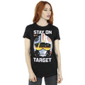 Black - Side - Star Wars Unisex Adult Stay On Target T-Shirt