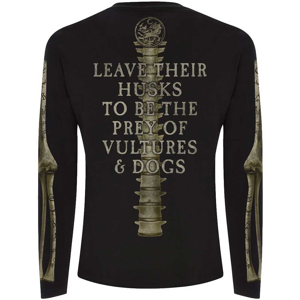 Black - Back - Cradle Of Filth Unisex Adult Skeleton Long-Sleeved T-Shirt