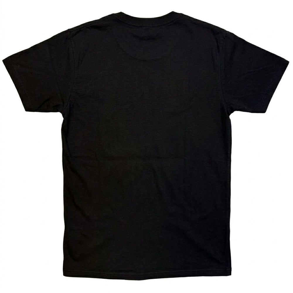 Black-Orange - Back - Tupac Shakur Unisex Adult Fingers Tone T-Shirt