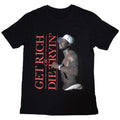 Black - Front - 50 Cent Unisex Adult Get Rich T-Shirt