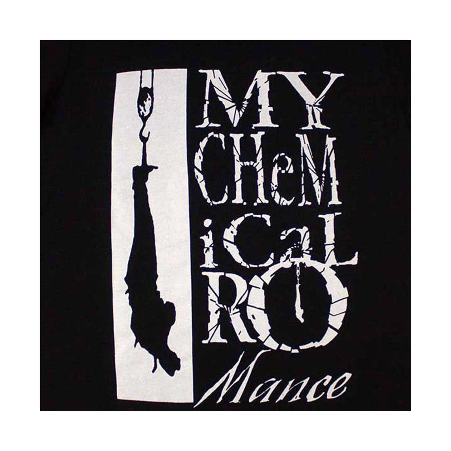 Black - Back - My Chemical Romance Unisex Adult Hangman T-Shirt