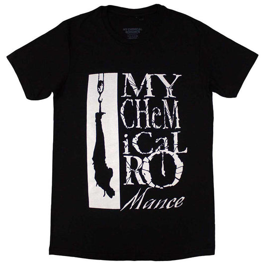 Black - Front - My Chemical Romance Unisex Adult Hangman T-Shirt