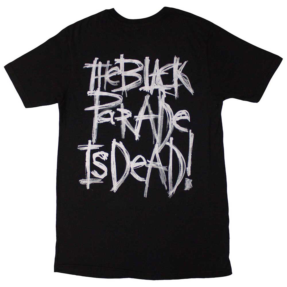 Black - Back - My Chemical Romance Unisex Adult Long Live The Black Parade T-Shirt