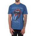 Denim Blue - Front - The Rolling Stones Unisex Adult Havana Cuba Soft Touch T-Shirt