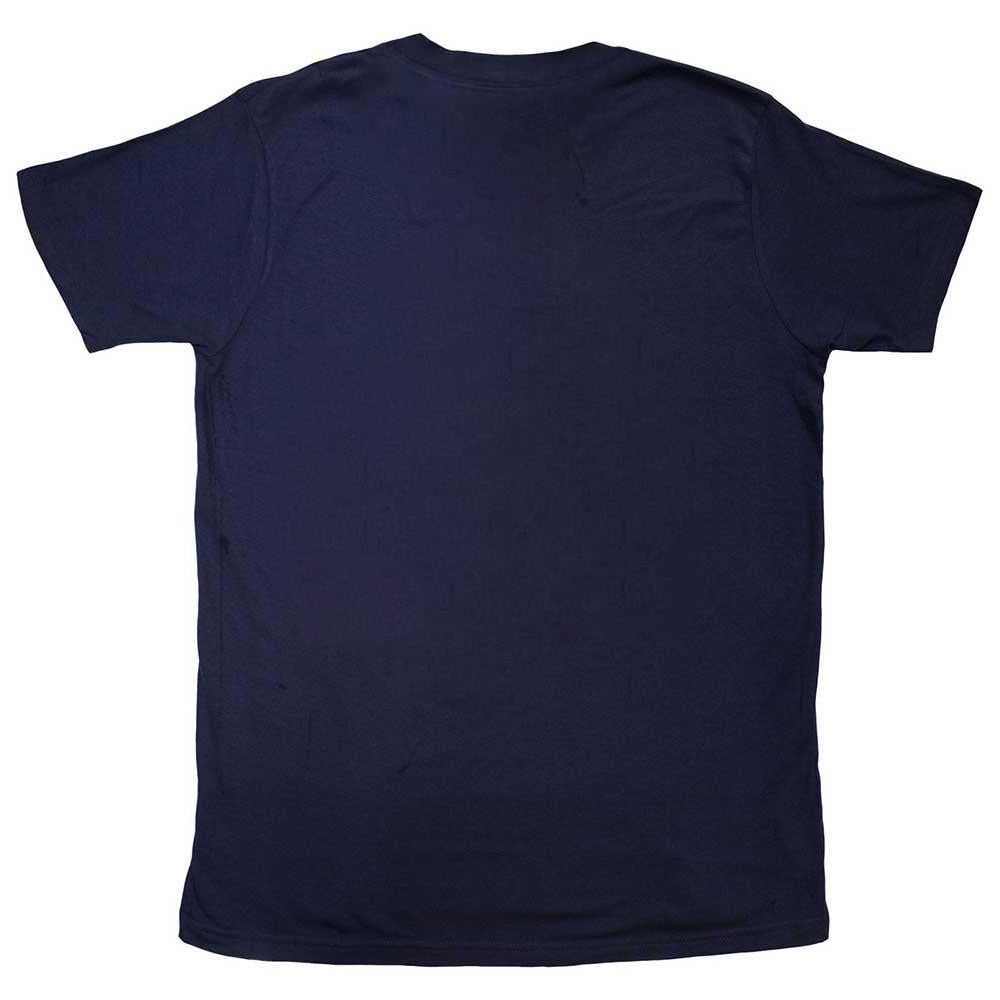 Navy Blue - Back - Mickey Mouse Unisex Adult Peace T-Shirt